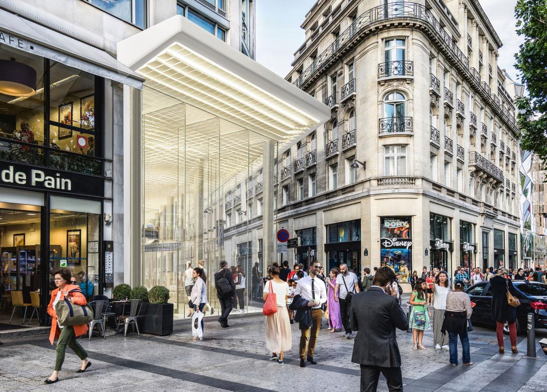 ORIGENCE™ Paris Headquarters at 50 Avenue des Champs-Élysées, 75008 Paris - Modern office building in prestigious business district